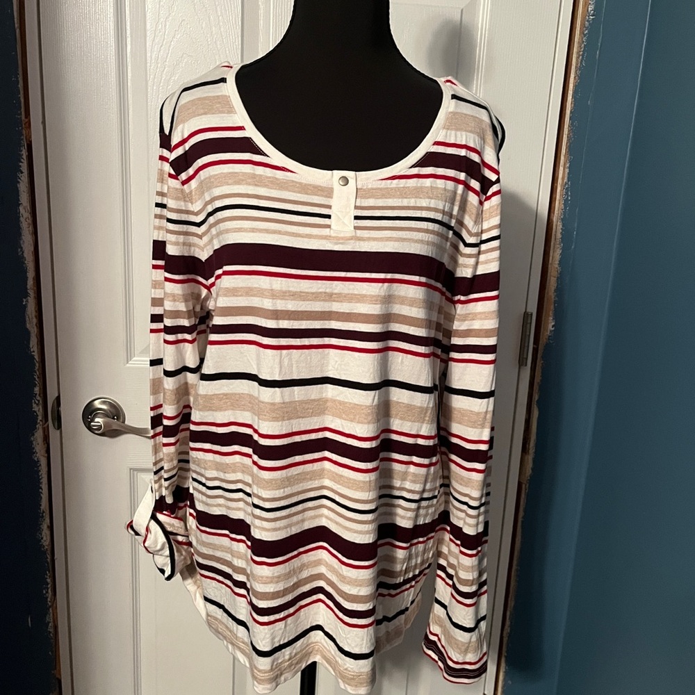 Striped Women's Top - Multicolor